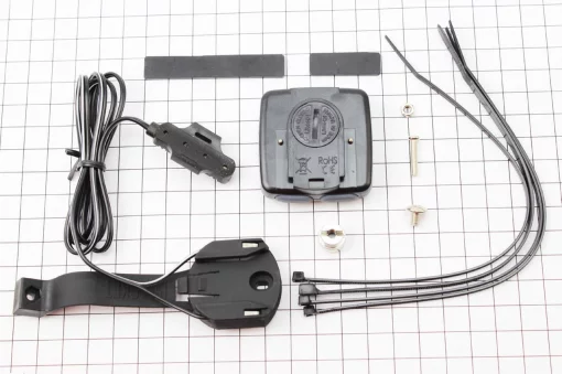 Велокомпьютер 11-функций, проводной, чёрный AS-880 (без батареек), ВЕЛОАКСЕСУАРИ, YQ-409135