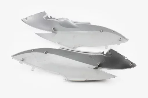 Honda DIO AF-62/68 Пластик-верхній бічний лів+прав к-кт 2шт, сірий, пластик-J, YQ-329708