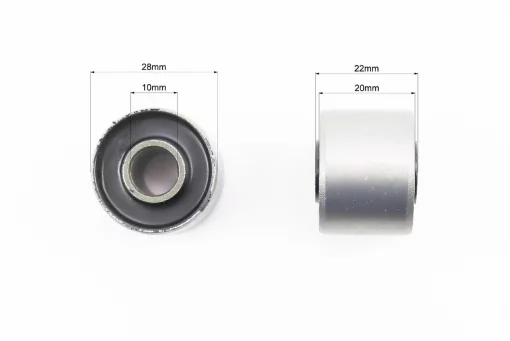 Сайлентблок двигателя 28мм (28x10x22/20) к-кт 2шт, 50-100сс 4Т, YQ-309209