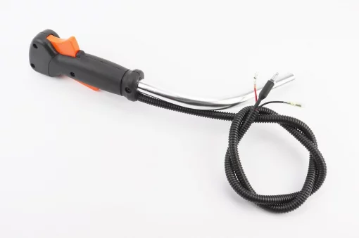 Ручка газу + трос (курок "широкий", з трубою), тип2, ТРИМЕР, YQ-202604