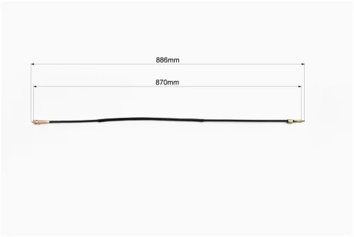 Трос спидометра (трос 89см; кожух 87см), FIX-323012