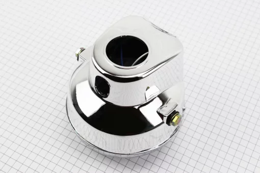 Фара передняя "хром" ALPHA круглая D=150mm, FIX-318385