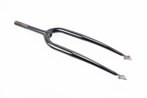 Вилка 28" с резьбой 1" (25,4мм), шток 200мм, чёрная (возможны царапины, дефекты покраски), ВЕЛОЗАПЧАСТИНИ, YQ-406466