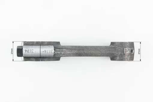 Шатун (D-42мм, d-23мм, L-118мм) ZUBR-186H-WT+вкладыши, D178/186F, YQ-625017