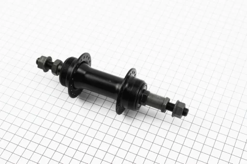 Втулка задняя MTB 14Gx36H под вольнобег, Disk-brake (резьба), крепл. гайка, чёрная SF-A07R, ВЕЛОЗАПЧАСТИНИ, YQ-406914
