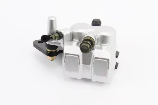 Гальмівний супорт задньої системи (двопоршневий)+колодки тип 3.2, сріблястий, STORM, YQ-317593