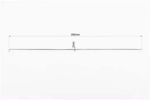 Спица 14Gx282мм (100шт к-кт), хром, ВЕЛОЗАПЧАСТИНИ, YQ-403904
