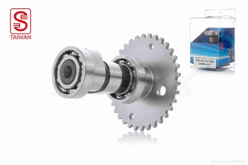 Распредвал ГРМ GY6 80 широкофазный, облегченный "SEE" (Sheng-E) ТАЙВАНЬ, QT-001360