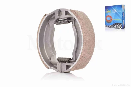 Колодки гальмівні (барабан) GY6 10/12", LEAD, Delta коса пружина "LIPAI", QT-008578