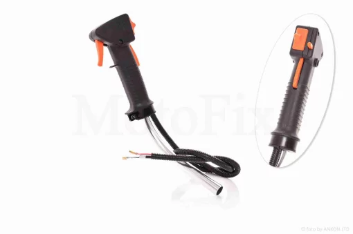 Ручка керма коси права (газу) +кермо (вузька клавіша) , QT-003793