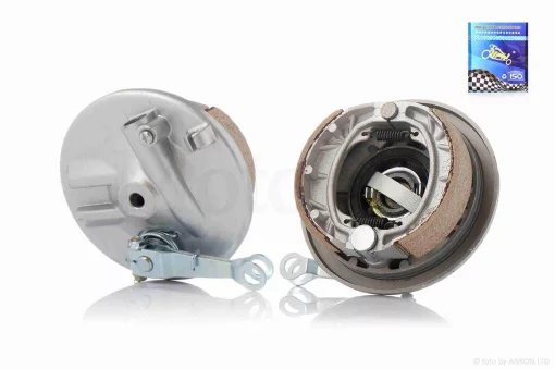 Крышка барабана тормозного (перед) Alpha, Delta d10 +колодки "LIPAI", QT-008614