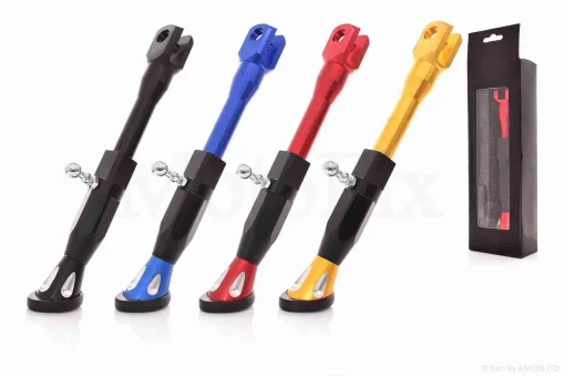 Підніжка стоянкова бічна універсальна, стайлінгова, алюміній, синя , QT-004150