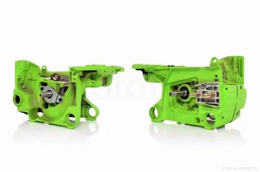 Картер пилы Goodluck 5800 в сборе +коленвал "DR", QT-004255