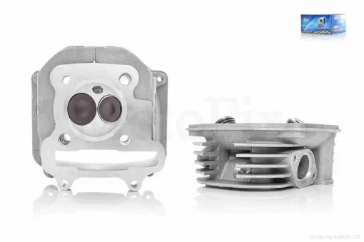 Головка цилиндра GY6 150 D57.4, d23/28 голая +клапаны "LIPAI", QT-008869