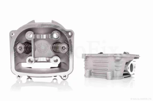 Головка цилиндра GY6 150 D57.4, d23/28 голая +клапаны "LIPAI", QT-008869