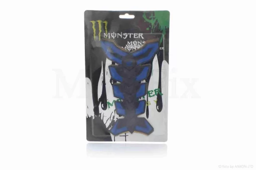 Наклейка на бак "MONSTER" синя #4 #уцінка, QT-004303