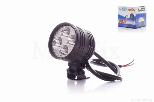 Фара додаткова діодна, кругла, D55, 4 діода, QT-004441