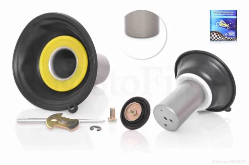 Мембрана карбюратора затворная GY6 150 24mm +мембрана ускорительная +игла "LIPAI", QT-009040