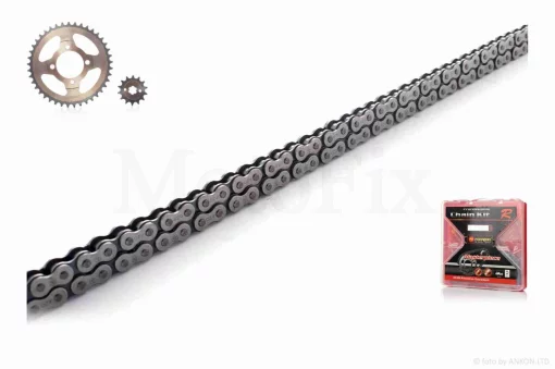 Зірки трансмісії пара Delta 420H-14/41 +ланцюг 98L "FUKUMERU", QT-004765