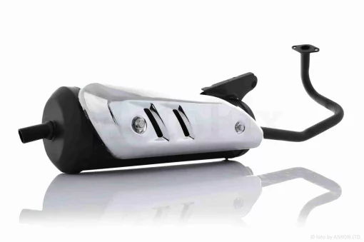 Глушитель GY6 50 NAVIGATOR цельный "LIPAI", QT-005029