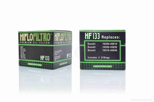 Фильтр масляный мото HF133 +прокладки D72/H64 "HIFLO" ТАЙЛАНД, QT-005122