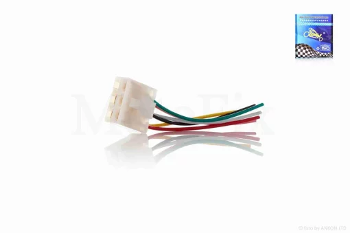 Разъем реле зарядки GY6 6, мама, провода "LIPAI", QT-009528