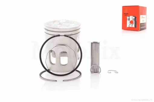 Поршень к-кт JOG 90, AXIS 90 +0.50 50.50 "SEE" (Sheng-E, чугунные кольца) ТАЙВАНЬ, QT-005208