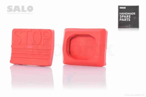 Накладка педали тормоза GEAR красная (STOP) "SALO", QT-014712