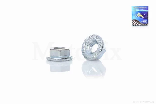 Гайка фланцевая M6 шпильки цилиндра AD50, LETS "LIPAI", QT-021731