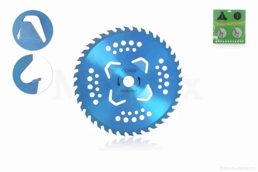 Нож косы 40T D255 d25.4 победит #СОКОЛ-4T (синий), QT-005516