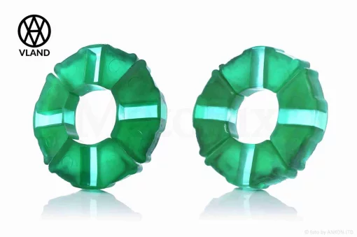 Гумки демпферні колеса Delta силікон, зелені "VLAND", QT-015079