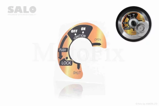 Наклейка замку запалювання YAMAHA VOX (золото) "SALO", QT-005551