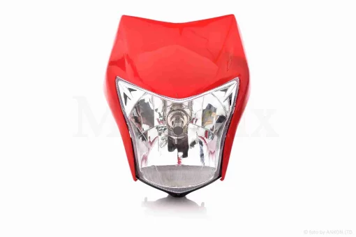 Обтекатель с фарой HONDA XL150L красный (35/35W), QT-005623