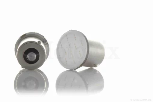 Лампа поворотів та габаритів діодна G23 (BA15S) 12V 21W салатова, QT-015205