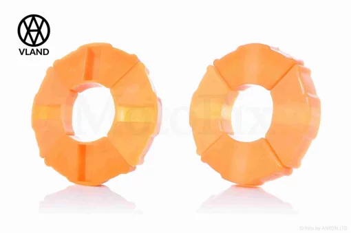 Гумки демпферні колеса Delta силікон, помаранчеві "VLAND", QT-015490