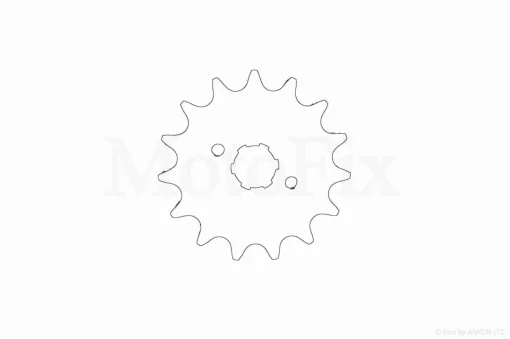 Звезда трансмиссии передняя CB/CG 520-15T узкая посадка, QT-022053