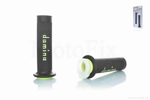 Грипси (ручки керма) універсальні #5 "DOMINO" (чорно-салатові), QT-022137