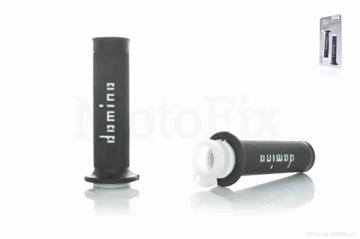 Грипси (ручки керма) універсальні #5 "DOMINO" (чорно-білі), QT-022144