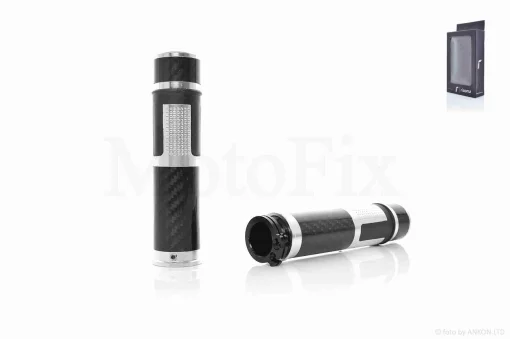 Грипси (ручки керма) універсальні "RIZOMA" #HP12 (алюміній +карбон), QT-022156