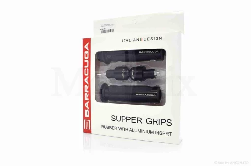 Грипси (ручки керма) універсальні "BARRACUQA" #HP6 (чорні), QT-022175