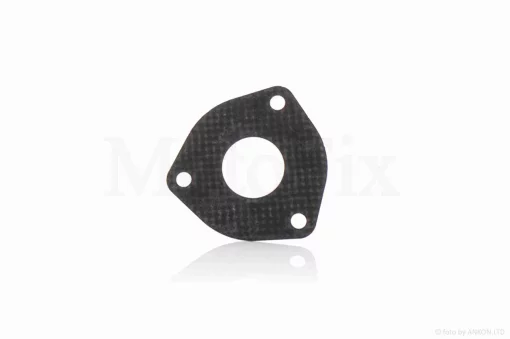 Прокладка глушника GY6 трикутна, коліно - резонатор, QT-016276