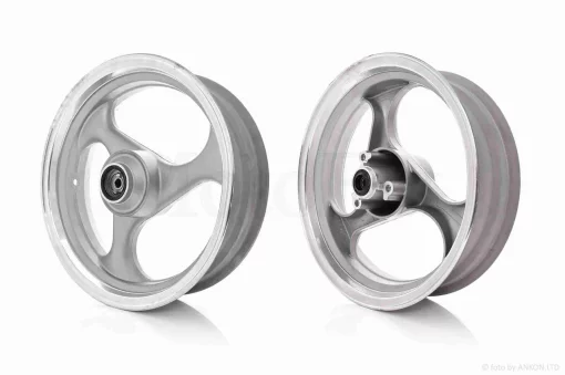 Диск колеса передний 13"-3.50 литой, 3 спиц, диск, d12 (STORM), QT-016287