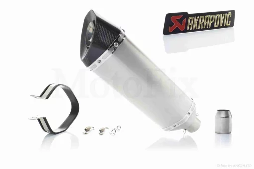 Глушник прямоток #DLJ015, сірий мат, карбон, QT-010381