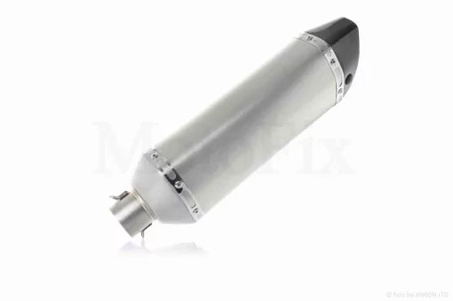 Глушник прямоток #DLJ015, сірий мат, карбон, QT-010381