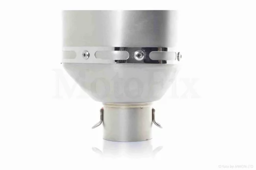 Глушник прямоток #DLJ015, сірий мат, карбон, QT-010381