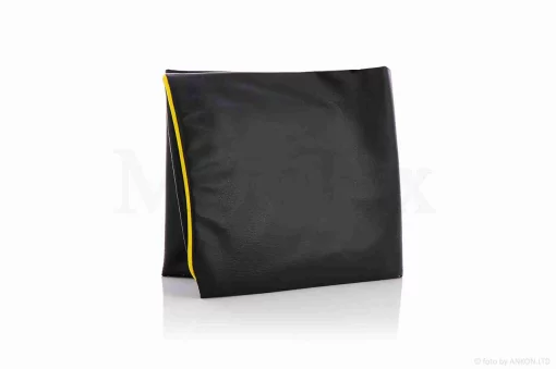 Чехол сиденья Honda PAL AF17 черный, желтый кант "JD", QT-020864