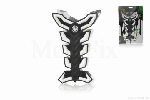 Наклейка на бак "MONSTER" біла #5 #уцінка, QT-005900