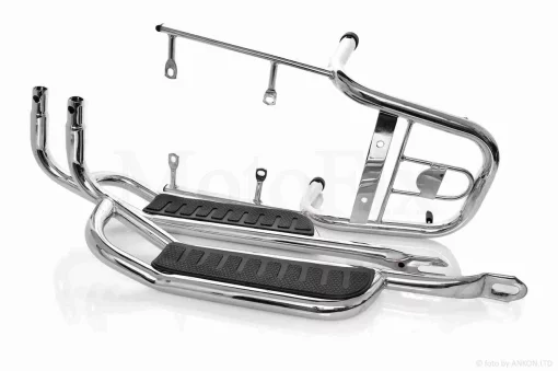 Багажник CG/CB +підніжки для пасажира, QT-017102