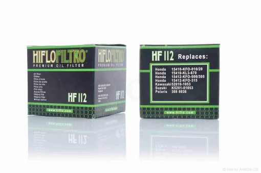 Фильтр масляный мото HF112 D50/H38 "HIFLO" ТАЙЛАНД, QT-006097