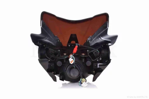 Обтічник з фарою TVS APACHE180 чорний, QT-010744